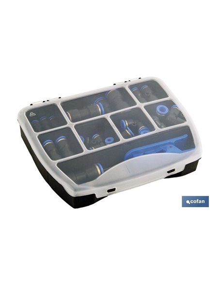 Surtido emergencia racores plástico (38 pcs)