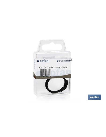Anillos Seeger DIN 471 para Ejes Exteriores - Blíster 20 uds. A7x08