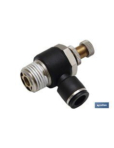 Regulador cónico unidireccional para cilindro t-10 r-1/2