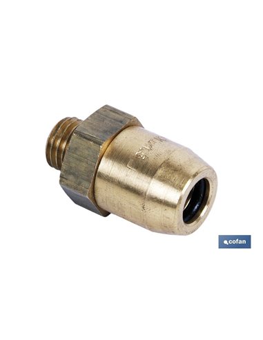 Conector Macho R Tubo 10x1,5 Rosca 12x1,5