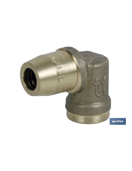 Codo Conector 90º  R A5 Tubo 8x1