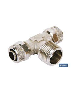 Tee cônico macho t10/8 - r3/8