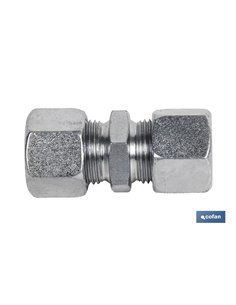 Racor recto tubo 6 - rosca 12 x 1,5