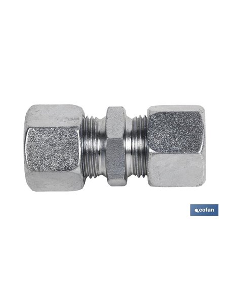 Racor recto tubo 16 - rosca 22 x 1,5