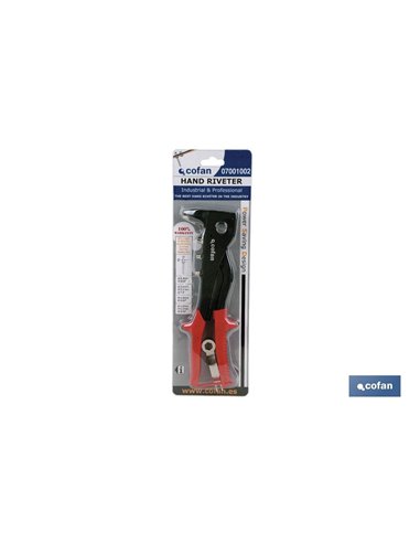 Remachadora profesional 2,4 - 4,8/5,0mm