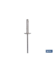 Blíster De 10 Uds. Remache De Aluminio 48x12