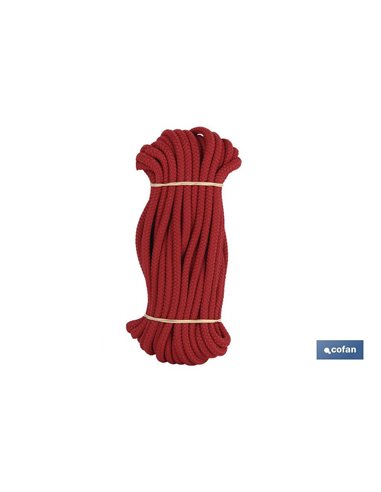 Madeja Cuerda Trenzada Poli 6mm 10m Blanco
