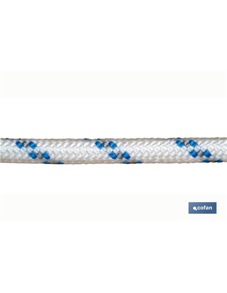 Carrete Cuerda Trenzada Poli 8mm 50 Mts