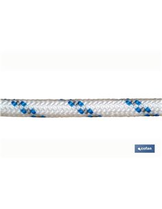 Carrete Cuerda Trenzada Poli 18mm 100 Mts blanco 2
