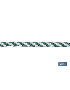 Carrete Cuerda Helicoidal 10mm 50 M. blanco/Verde 2