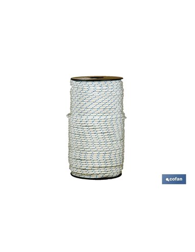 Carretel de Corda Grossa Starter 4 mm 100 Mts branco