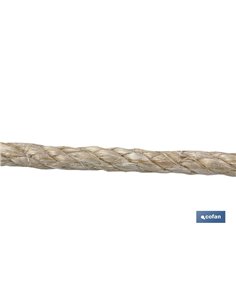 Corda Sisal 4 Folhas 6 mm 100 Mts Natural 2