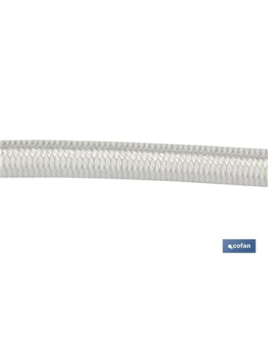 Madeja Cuerda Elástica 10mm 10m Blanco