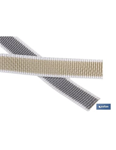 Cinta Persiana 2 C. 20,5mm X 50 M.Gris/Beige