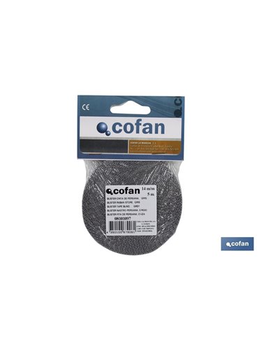 Blister Cinta Persiana Mini 14mm X 6 M.(Gris)
