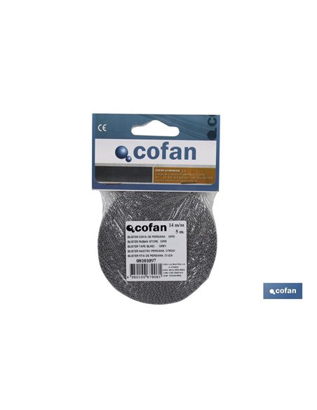 Blister Cinta Persiana Mini 14mm X 5 M.(Gris)