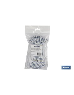 Madeja Cuerda Trenzada Poli 6mm 10m Azul 2