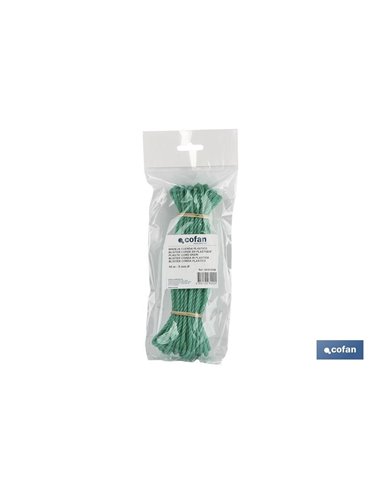 Madeja Cuerda Plástico 5mm 10m Verde