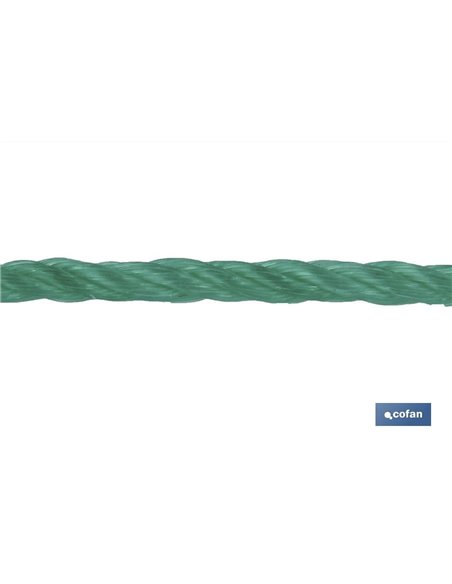 Madeja Cuerda Plástico 5mm 10m Verde