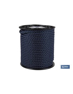 Carrete Cabo De Amarre 12 Mm 100 M Navy