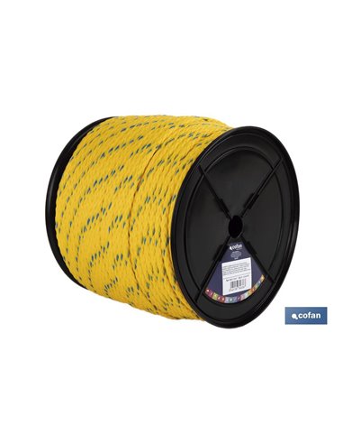 Carrete Cuerda Náutica Multiusos 12 Mm 100 M Amarillo/Azul