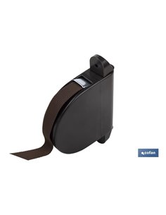 Recogedor Abatible Persiana Marrón 6mx14 Mm