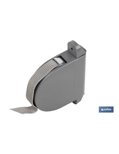 Recogedor Abatible Persiana Blanco 6mx18 Mm
