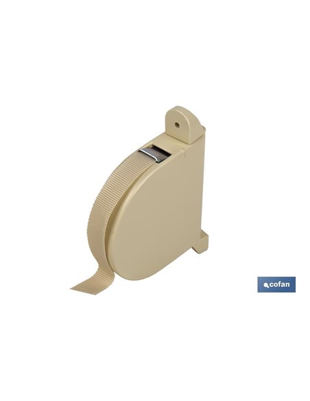 Recogedor Abatible Persiana Blanco 6mx18 Mm