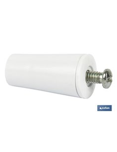 Embellecedor Blanco Recogedor Persiana 20 Mm