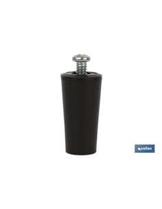 Tope Persiana 40 Mm Marrón Con Tornillo M-6