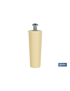 Tope Persiana 60 Mm Marfil Con Tornillo M-6