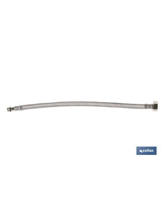 Conexión Flexible Inox M10x1 - H1/2 35 Cm.