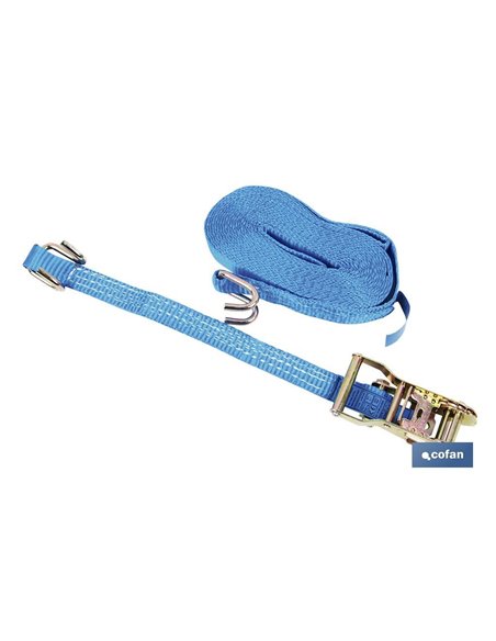 Conjunto de amarração com gancho aberto 3000kgx8m