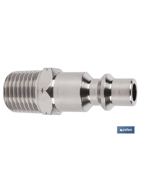 Conector Aire Rosca Macho 3/8