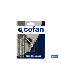 Conector Aire Con Espiga Tubo 8 Mm 2