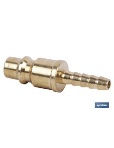 Conector Aire Espiga Tubo 8 Mm Gran Caudal