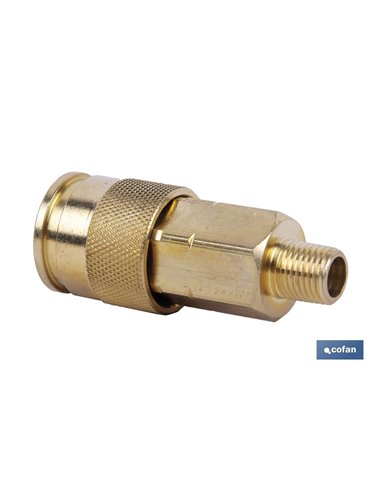 Conector Rápido Macho 1/4 Grande Fluxo
