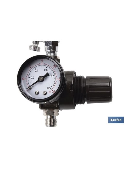 Pistola De Pintar Hvlp + Regulador