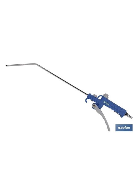 Pistola Soplar Plastico Larga 330mm