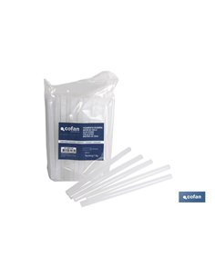 Barras de Cola Hotmelt Ø12/200mm Transp. 1 kg