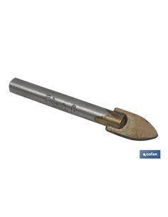Broca Ojival Para Vidrio, Cerámica Y Gres 4mm