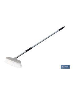 Barra Metal Cepillo Lavacoches+Enchufe Rápido 90cm. 2