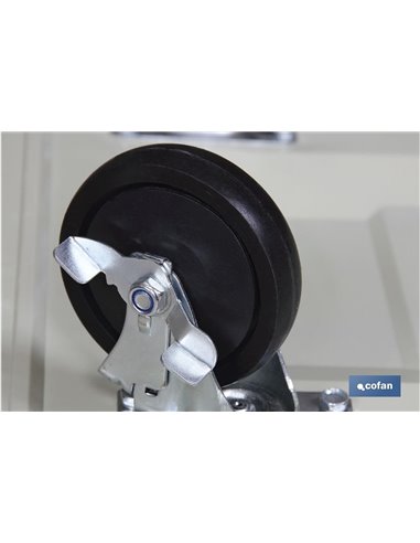 Carro Plataforma Plegable Aluminio 915x615x860 Mm