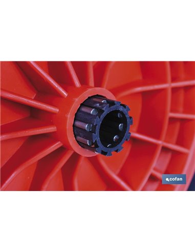 Rueda Carretilla Obra Llanta Abs Impinchable