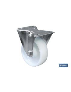 Roda Fixa em Nylon Ø125x40mm