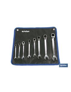 Set 8 Llaves De Carraca Mixta