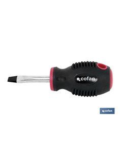 Destornillador Cr-Molibdeno Corto Sl-6,5x38