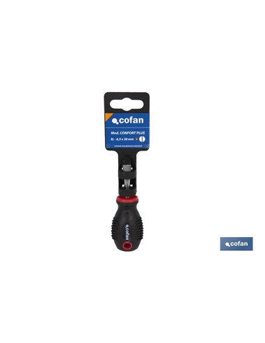 Destornillador Cr-Molibdeno Corto Sl-6,5x38