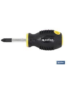 Destornillador Cr-Molibdeno Corto Pz-2x38