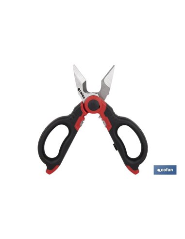 Tijeras Electricista Profesional 160mm (Pelacables/Crimpar)